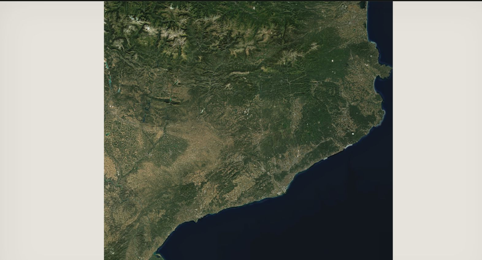 Resampled map imagery